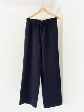 NWT Aritizia Wide-Leg Drawstring Pants - Black - Medium